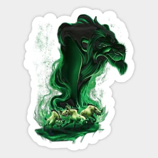 Lion King Scar Smoke Sticker